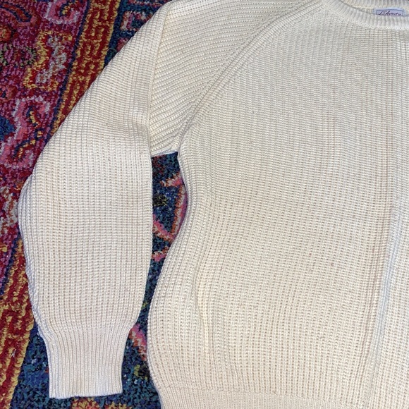 Vintage Cream Sweater LS Ayres & Co. Mens Store XL - Picture 2 of 6